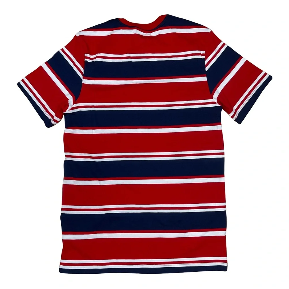 Mens NIKE shirt small red striped‎ WR